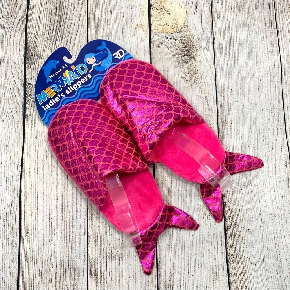 RD Pink Mermaid Slippers